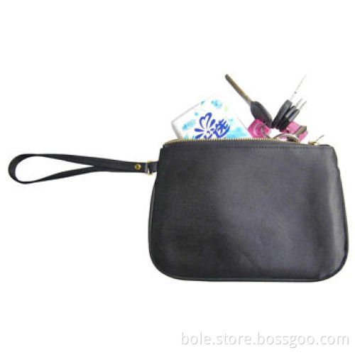Promotional Coin Purses, Made of Satin, with Wrist and Metal Zipper, Can be Customized